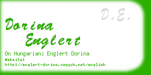 dorina englert business card